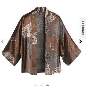 Chico Travelers Collection Autumn Blossom Kimono L/XL